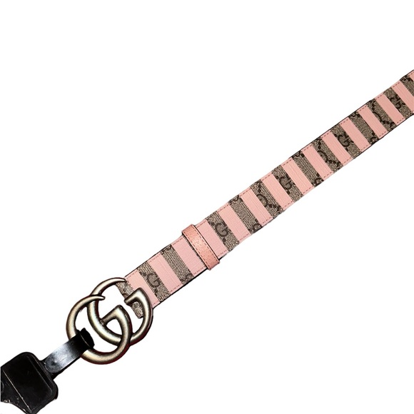 Gucci Pink and Brown Women's Belt size 65 - Picture 3 of 4